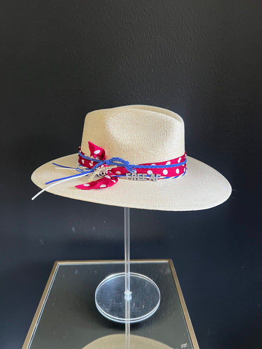 Free AF Design. Choose color hat, charm sayings can be changed with an email.