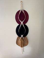 Macrame Hat Hanger