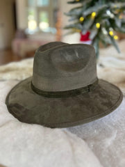 Basic Suede Flat Brim