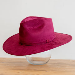 Basic Suede Flat Brim