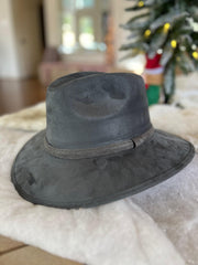 Basic Suede Flat Brim