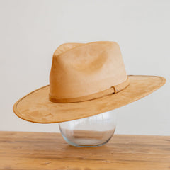 Basic Suede Flat Brim